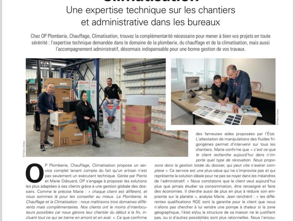 Une expertise technique sur les chantiers et administrative dans les bureaux.